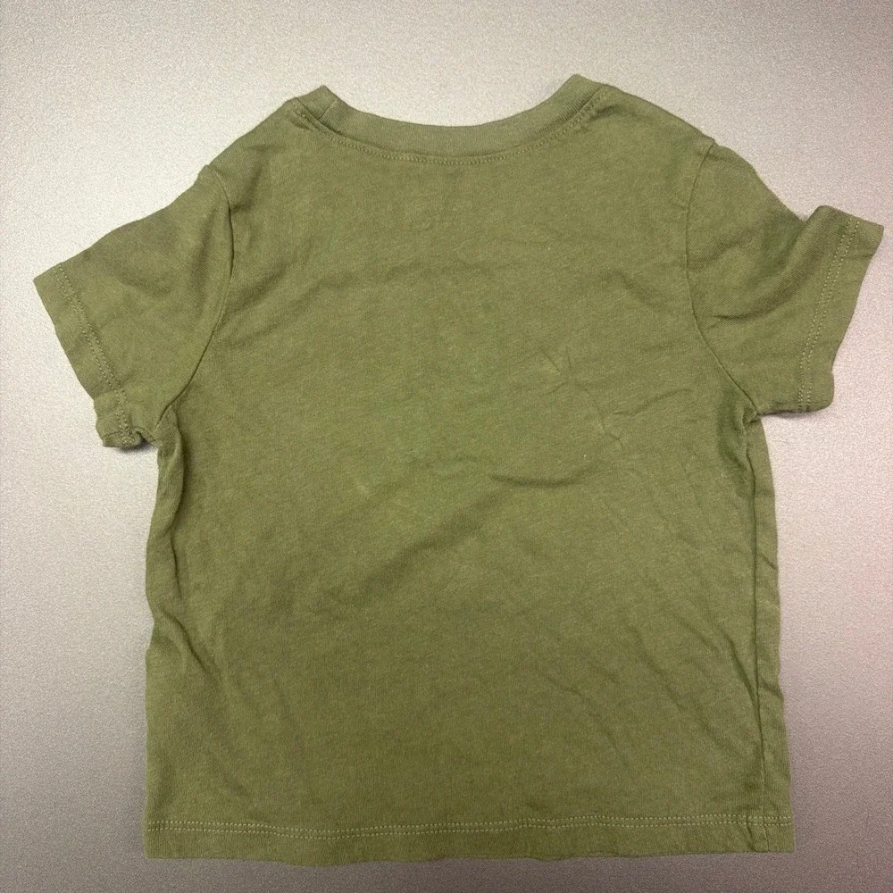 Old Navy Toddler Boys Girls Strong Like Mom Graphic T-Shirt Olive Green 2T